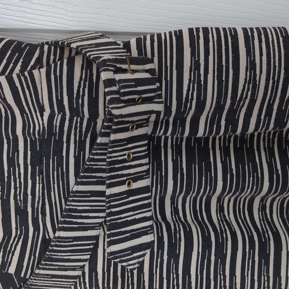 Trina Turk Striped Sheath Dress with Matching Belt - Picture 3 of 9